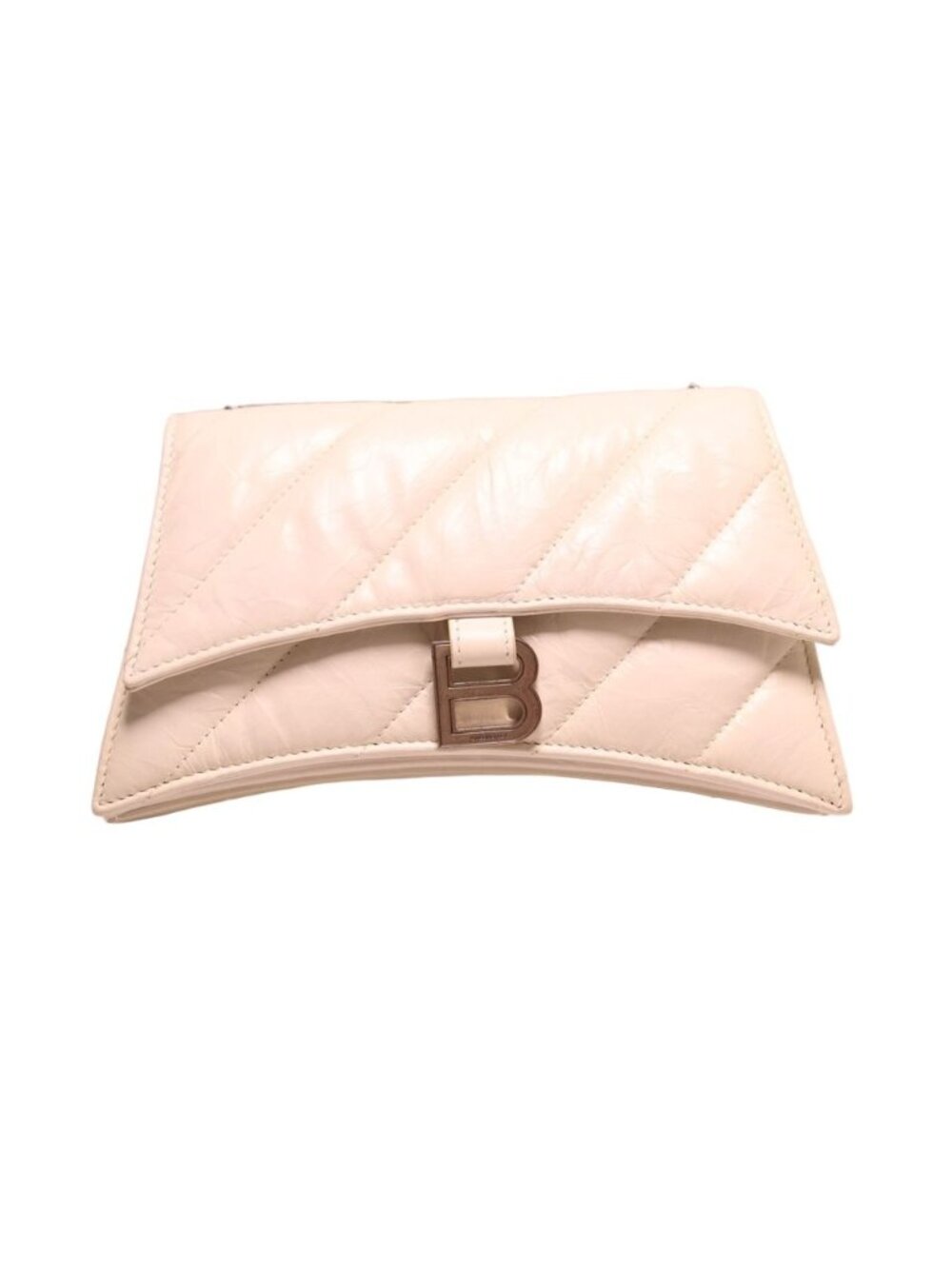Balenciaga Hourglass Leather Chain Shoulder Bag